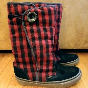 Vintage Vans Buffalo Plaid Boots